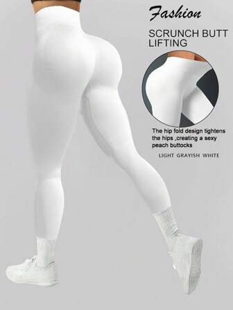 1Pc Women Seamless High Elasticity Yoga Sports Leggings Tights