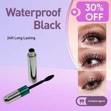 All-In-One Mascara Volume & Length 2 In 1 Waterproof Volumizing Dual-Ended Brush Lengthening Curling Thick Lash Lifting Long Lasting Mascara Eye Makeup Mascara For Christmas Party Prom Birthday Holiday Winter Autumn Y2K Elegant Country Fashion Women Makeup Cosmetic Party Beach Travel Camping Outdoor School Campus Outing Festivals Decoration Gift Present Pink Girl Cosplay Best Color Charm Vibrance - 黑色 - 查看 4
