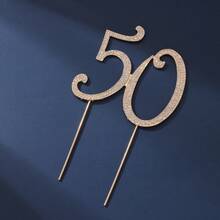 1 件合金水钻蛋糕装饰插牌，“Cheers To 15”生日蛋糕装饰，15 岁生日派对蛋糕中心摆件，情人节配件 - 彩色 - 查看 30