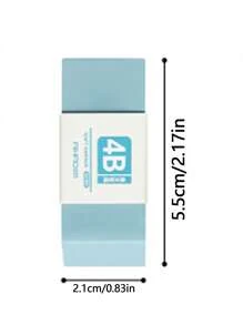 2 pezzi Gomme da cancellare minimaliste, assortimento casuale, alta qualità morbide e pulite, forniture per l'arte, forniture scolastiche, articoli di cartoleria, premi e regali