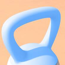 SPORTNOW Soft Kettlebell, 4kg Kettle Bell With Non-Slip Handle For Home Gym Weight Lifting And Strength Training - Pink - View 8