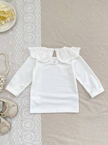 Baby Girls Tops - White - View 3