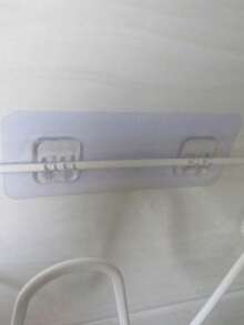 Double Claw Transparent Adhesive Hooks, Strong Adhesive Damage-Free No-Drill Wall Hanging Clips For Bathroom, Kitchen Racks - Multicolor - View 6