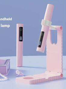 360° Rotatable Nail Lamp With Adjustable Heating Function, Multi-Angle Nail Gel Curing Tool, Professional Nail Salon & Home Use, Ideal Gift For Nail Artists, DIY Enthusiasts & Bridal Stylists, LED Temperature Control & Non-Slip Base - White - View 6