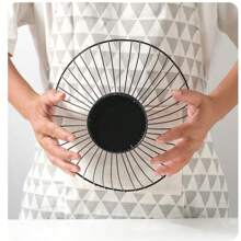 1 pieza Cesta de frutas de hierro con diseño elegante, bandeja para frutas y aperitivos para el hogar, resistente al óxido y a la corrosión, diseño hueco para ventilación y retención de agua, apto para almacenamiento de frutas y aperitivos envasados en el hogar/sala de estar