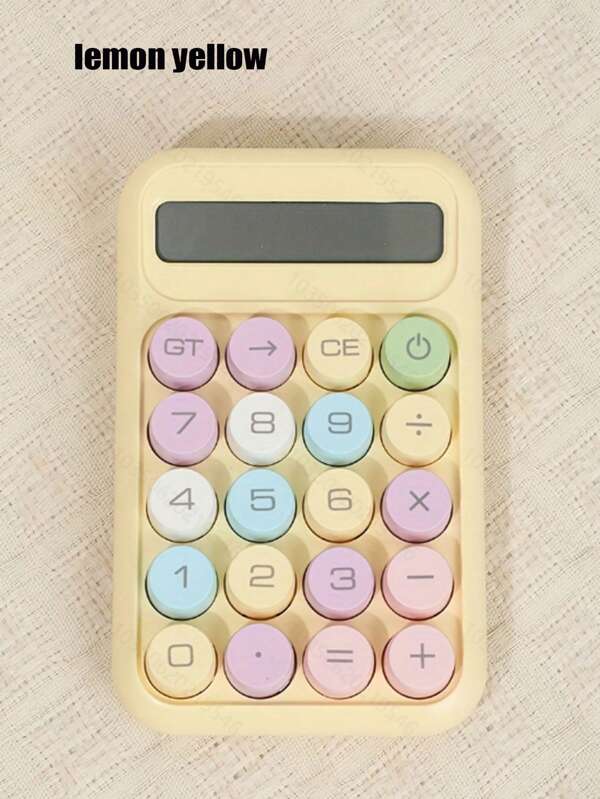 1 Peça/2 Peças Calculadora de Dopamina Teclado Mecânico Portátil Visor de LED - Adequado para Escritórios e Escolas
