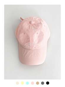 Embroidered Soft Top Candy Color Fashionable Letter Baseball Cap, Women's Breathable Lightweight Sun Hat For Spring/Summer Outdoor, Travel, Sports,Beach,Vacation - Letter Quick Dry Baseball Cap - View 14