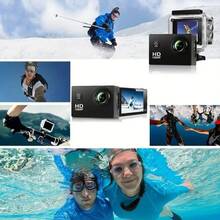 2.0" Action Camera Ultra HD 4K 30FPS WiFi Underwater Cameras Waterproof Helmet Bicycle Video Recording Cameras Outdoor Sport Cam - Đen 4K - Xem 6