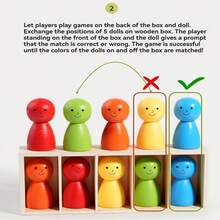 Montessori Color Matching Interactive Toys For Children, Color Pairing Game, The Color Desktop Interactive Educational Toys