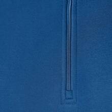 Men's Long-Sleeve Quarter-Zip Pullover Fleece Sweatshirt, Style - Teal Blue - View 6