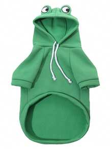 1 件宠物狗猫青蛙连帽衫、猫衣服、青蛙变形连帽运动衫 - 彩色 - 查看 18