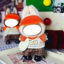 全新 1 套 15-17 厘米 吊坠皮革风格服装系列，适用于 娃娃第 1、2、3 代，适合 派对和聚会（仅服装，无鞋） - 彩色 - 查看 2