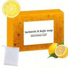 Lemon Turmeric Kojic Soap Fragrance - Curcuma Soap, Jabon De Curcuma, Honey Lemon Turmeric Soap Face And Body