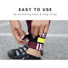 Reflective Bands Highly Visible Safety Reflective Bands For Cycling Walking Running And Hiking Suitable With Molle Webbing On Backpack Pair Of 2