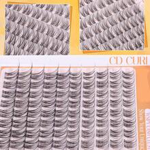 100 Peças Cachos de Cílios Naturais, Cachos de Cílios Wispy de Vênus com Faixa Invisível Fina, 10-16mm, Extensão de Cílios DIY com Faixa Transparente, Aparência Natural de Cachos de Cílios Individuais, Cachos de Cílios, Cílios Individuais, Cílios, Cílios Falsos - C - Visão 8