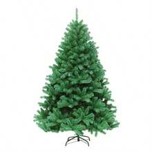 1 cây thông Noel nhân tạo bằng nhựa PVC dày đặc trang trí nhà Giáng sinh, cây thông thường màu xanh lá cây cho trung tâm thương mại, sân, cửa hàng nhỏ trang trí Giáng sinh đồ trang trí Giáng sinh quà tặng Giáng sinh trang trí Giáng sinh - Nhiều màu - Xem 6