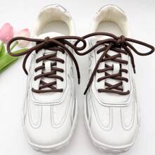 1 Pair Multi-Size Multi-Purpose Round Shoelaces, Suitable For Boots, Basketball Shoes, Thick Sole Sneakers, Practical Shoelaces For Outdoor Use, Easy To Carry