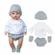 16-Inch Baby Doll Clothes, Creative DIY Cute Children Doll Clothes, Doll Clothes For Summer, Doll Playset Toy (Doll Not Included)