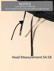 1顶女士搭扣装饰贝雷帽