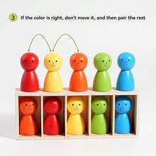 Montessori Color Matching Interactive Toys For Children, Color Pairing Game, The Color Desktop Interactive Educational Toys