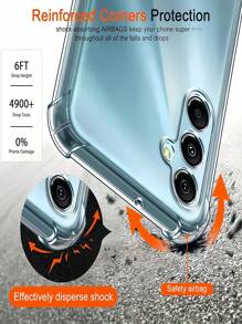 2 件装防窥视隐私钢化玻璃屏幕保护膜 + 1 件防震透明手机壳,带摄像头保护,兼容三星 Galaxy S25 S20 FE 5G/S21 FE 5G/S23 FE/A04s/A04/A05/A05s/A04S/A04E/A24 4G/A34/A54 5G - 9H 硬度、亮面、防窥视、防碎、防指纹、无气泡全覆盖显示屏保护膜,兼容 Mi Redmi Poco Note 14 13 12 Pro 4G/Redmi 14C 13C - 3in1 - 查看 12