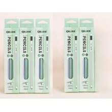 12/6pcs Drawing And Writing Pencils, Black, With Rubber Eraser Head, HB Soft Lead Pencil, For Office Drawing, Writing And Stationery Lead - Includes A Free Pencil Sharpener, Pencil Box Companion, High-End Pencil Stationery Supplies Back To School - one-size - View 12