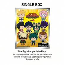 Crunchyroll 1PC  Officially Licensed 3D Anime Character Series Mystery Bulk Bag Clip Keychain Random One Midoriya Izuku And Bakugou Katsuki Or Other Characters For Friend Family Anniversary Birthday Gifts Halloween Gift