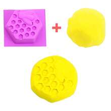 1pc DIY Honey Theme Clay Slime - Transparent Crystal Slime Set, Jelly Texture Slime - Handmade Slime - ASMR Slime, Super Soft And Non-Sticky, Stress Relief Toy, DIY Party Gift For Kids & Adults - Multicolor - View 9