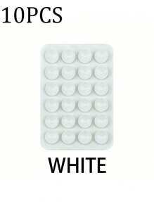 3/5Pcs Multi-Purpose Square Silicone Suction Cup Mobile Phone Holder, 24-Hole Suction Cup With Strong Adhesiveness, 1/10/20/30/40/50/60Pcs,Suitable For Various Scenarios To Prevent Phone Falling, Used For Video, Vibration, And Self-Portrait Phone Accessories