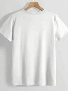 Women's "Country Road Take Me Home" Graphic T-Shirt - Breathable, Comfortable & Stylish, Pure Cotton,Machine Washable, Ideal For Spring & Summer Casual Tops,Playful Graphic Tee,Leisure    Vintage - 白色 - 查看 6