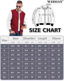 Mens Casual Lightweight CoatChristmas MQ4K - 紅白 - 查看 7