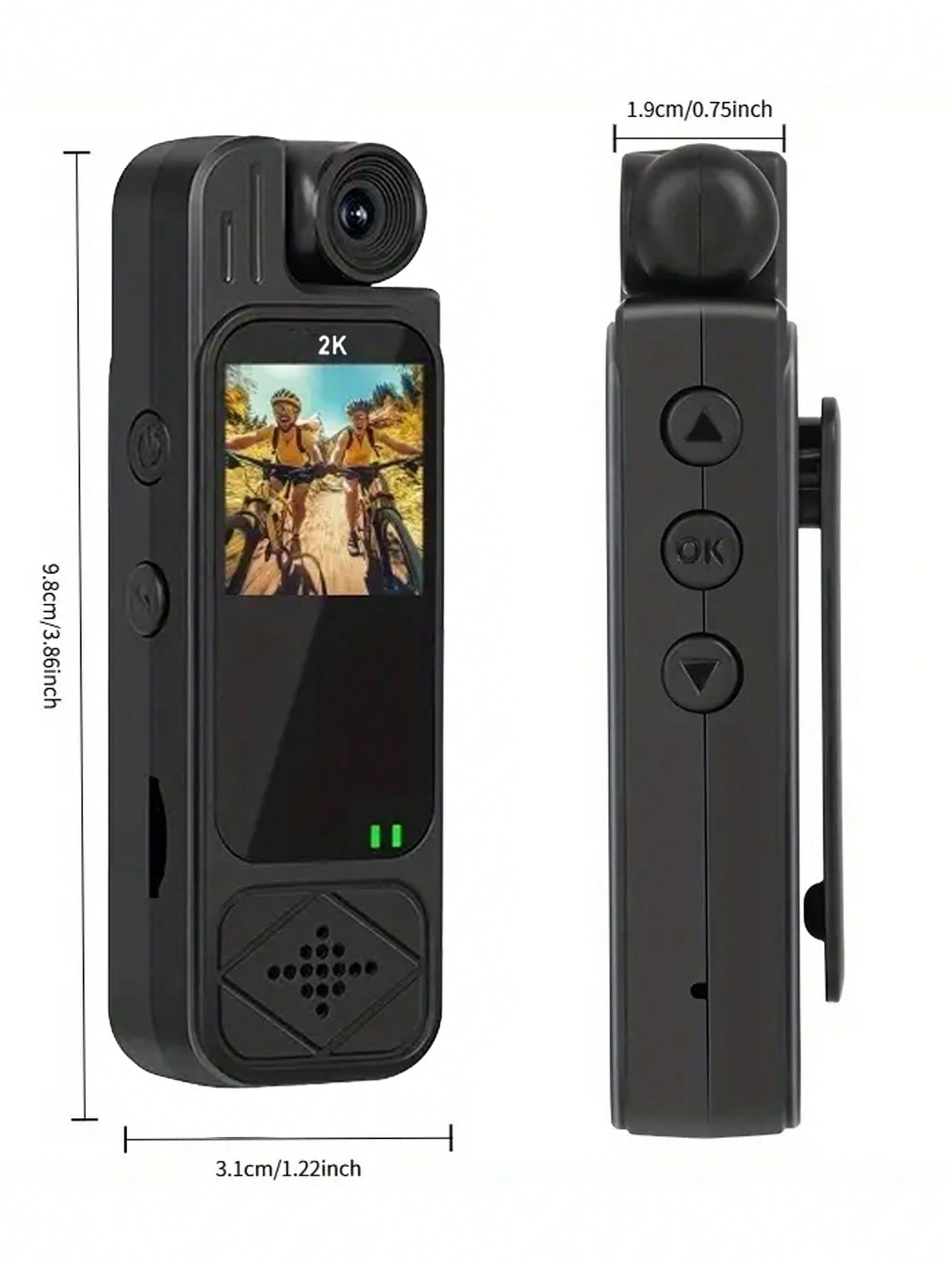 كاميرا محمولة 1080 بيكسل – كاميرا جسم صغيرة بزاوية...