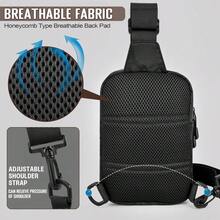 Sling Bag For Men, Tactical Inspired Waterproof Utility EDC Mini Crossbody Chest Bag For Travel Work Sport