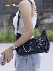 Bolso cruzado de hombro y axila de estilo coreano, versátil para ir y venir, salir, compras diarias, diseño de nicho