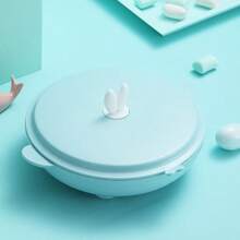 304 Stainless Steel Children's Dinner Plate Cartoon Grid Student Baby Tableware Rice Bowl Fast Food Plate - Multicolor - View 5