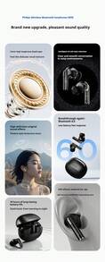 Philips' new TAT1120 true wireless Bluetooth headset semi-in-ear noise canceling high sound quality sports game long battery life for boys and girls couples - 黑色 - 查看 3