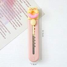 1 件便携式多用途刀，可爱卡通熊切纸刀，学习办公手动拆包刀，快递刀，圣诞节，圣诞节切纸，圣诞节包装切割 - 隨機 - 查看 4