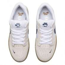 Nike SB FORCE 58 女款休闲运动鞋女款运动鞋校园运动白色 CZ2959-100 - 白色/白色/淺棕色/海軍藍 - 查看 5