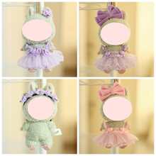 仅 1 件连衣裙（无娃娃），适合 17 厘米第一代/第二代/第三代娃娃服装派对装 - 彩色 - 查看 3