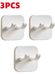 1/3/6 قطعات رف لحامل الحلاقة محمول بخطاف الشفط للاستخدام في الحمام والاستحمام والسفر للتركيب على الحائط قابل لإعادة الاستخدام