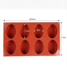 1 个硅胶蛋形模具 - 非常适合制作自制果冻、布丁和巧克力蛋；可重复使用的蛋形模具、模具、自制果冻模具、布丁模具、巧克力蛋模具、自制甜点模具
