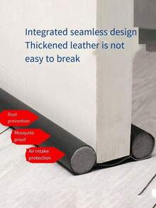 Bedroom Door Bottom Seal Strip, Soundproof, Windproof, Anti-Insect, Adjustable And Trimmable, Effectively Blocks Noise, Wind, Hot Air And Light, Integrated Bottom Door Seal Strip With Brush, Dust-Proof, Soundproof - Multicolor - View 6