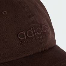 Adidas 男女通用 SPW DAD CAP 帽子，弧形帽檐 JX5763 - 咖啡棕 - 查看 3