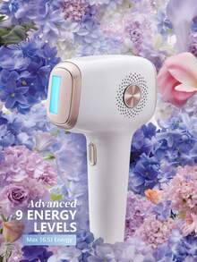 YTWO IPL激光脱毛仪，9档可调，999,900次闪光。男女通用家用激光脱毛仪，带冰敷功能，持久脱毛，适用于面部、腋下、腿部、手臂、比基尼线等部位，温和不刺激，永久脱毛。 - 英規插(220-240V) - 查看 12