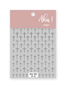 1 pieza Pegatinas de uñas con letras cruzadas en inglés - Pegatinas autoadhesivas desechables para decoración de arte de uñas DIY