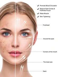 1个不锈钢心形刮痧板，用于面部按摩，便携式肌肉放松按摩板，不锈钢刮痧面部工具 - 面部按摩工具 - 光滑耐用的金属刮痧板，适用于面部和身体，消肿 - 心形按摩刮痧板（银色）不锈钢刮痧面部工具 - 銀色 - 查看 6