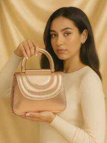 Elegant Julia Women's Bag With 2 Handles - 香檳色 - 查看 2