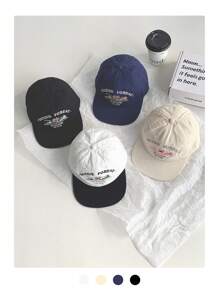 1pc Sunrise Pattern Letter Embroidered Flat Brim Wide Brim Baseball Cap, Spring/Summer Outing, Face-Flattering Casual Hip Hop Snapback Hat, Sun Protection