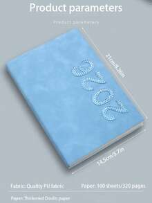 1 PC 2026 PU Dotted Daily Planner – One Page Per Day With Color-Coded Monthly Tabs, Includes Study/Work Templates, Address Book & Yearly Calendar. Minimalist Productivity Notebook For Time Management & Goal Tracking.