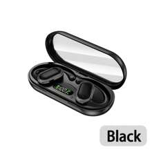 真无线夹式运动耳机，音乐睡眠舒适耳塞，TWS HIFI杜比低音，ACC立体声高清通话耳机，适用于智能手机游戏耳机，智能耳机